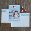 Santa HO HO HO Printable Photo Holiday Card